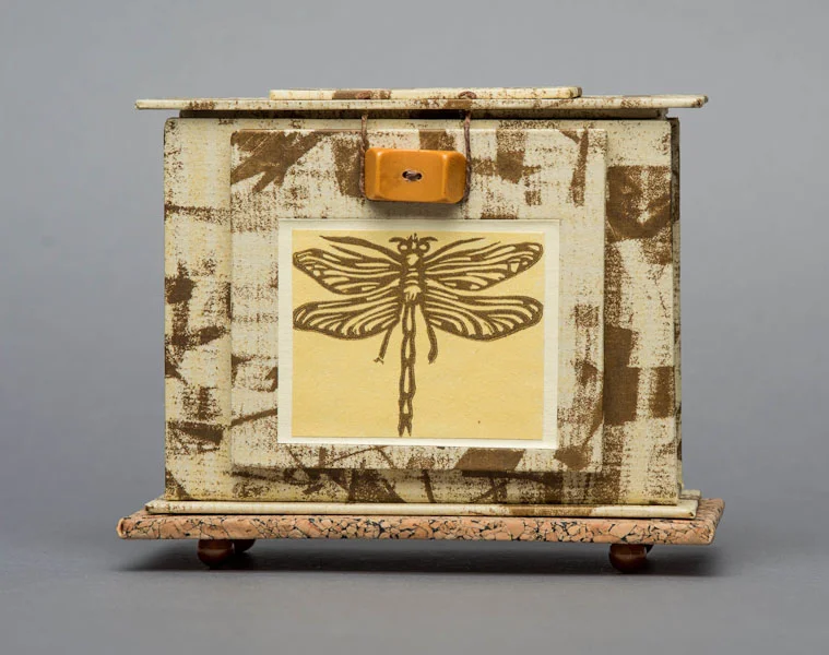 Dragonfly Reliquary , closed; SOLD