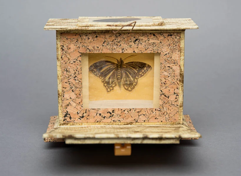Interior of Butterfly Reliquary .
