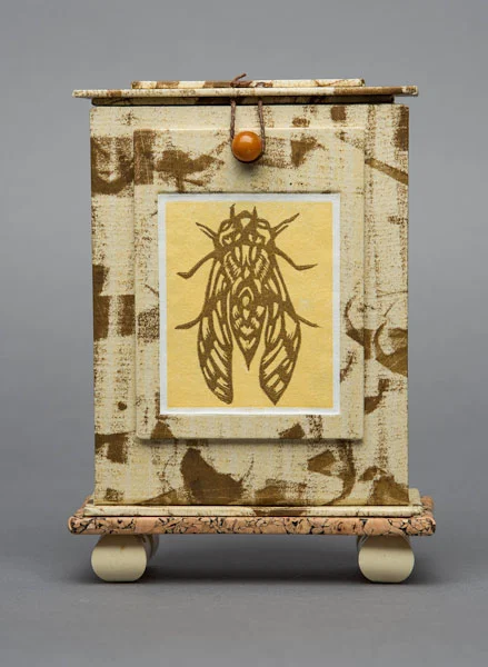 Cicada Reliquary , closed; SOLD