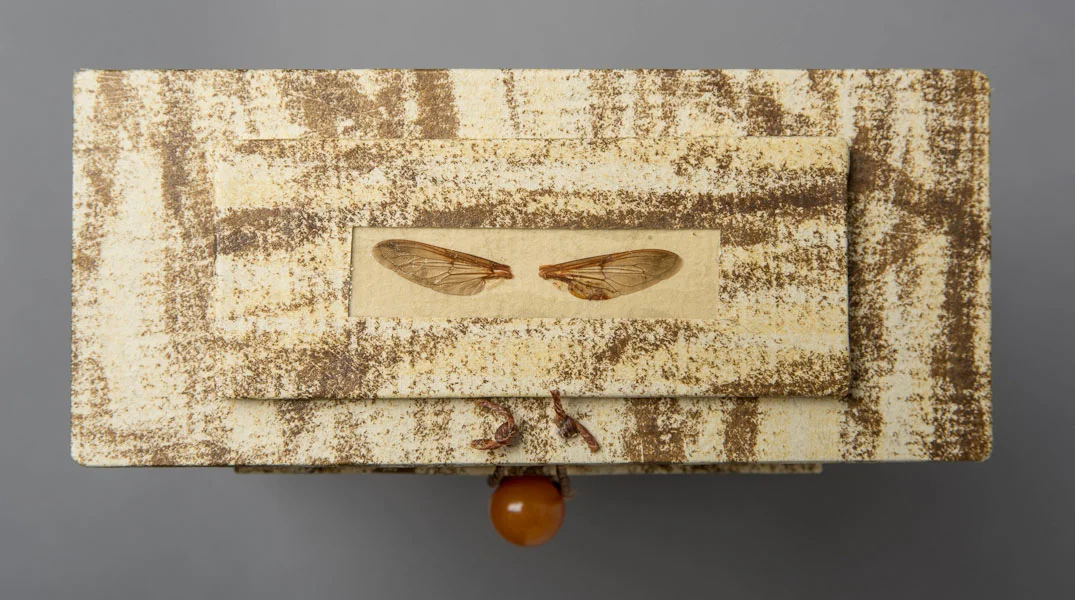 Detail of top of Bee Reliquary .