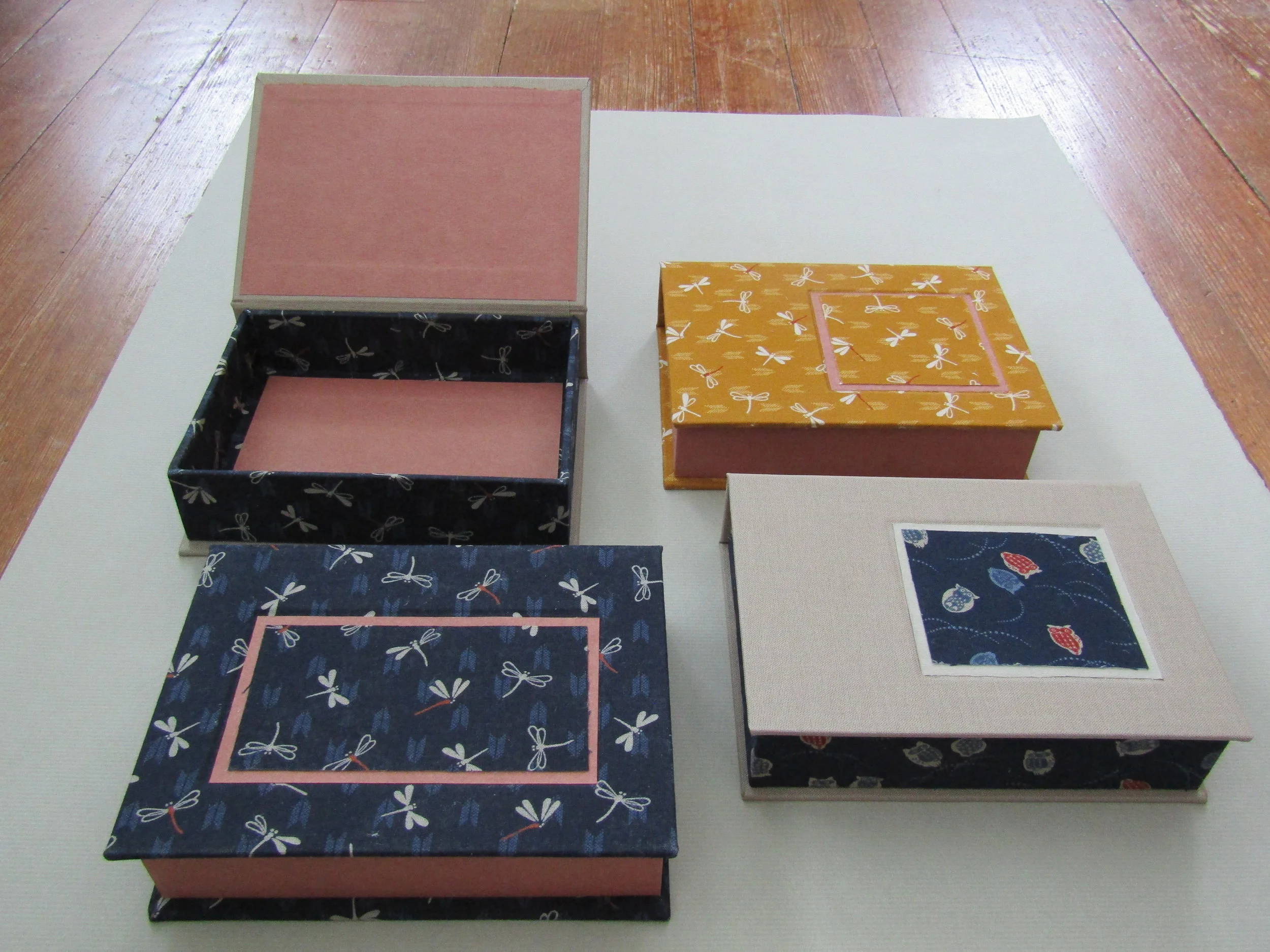 They are finished; ready to hold special objects and mementoes!
