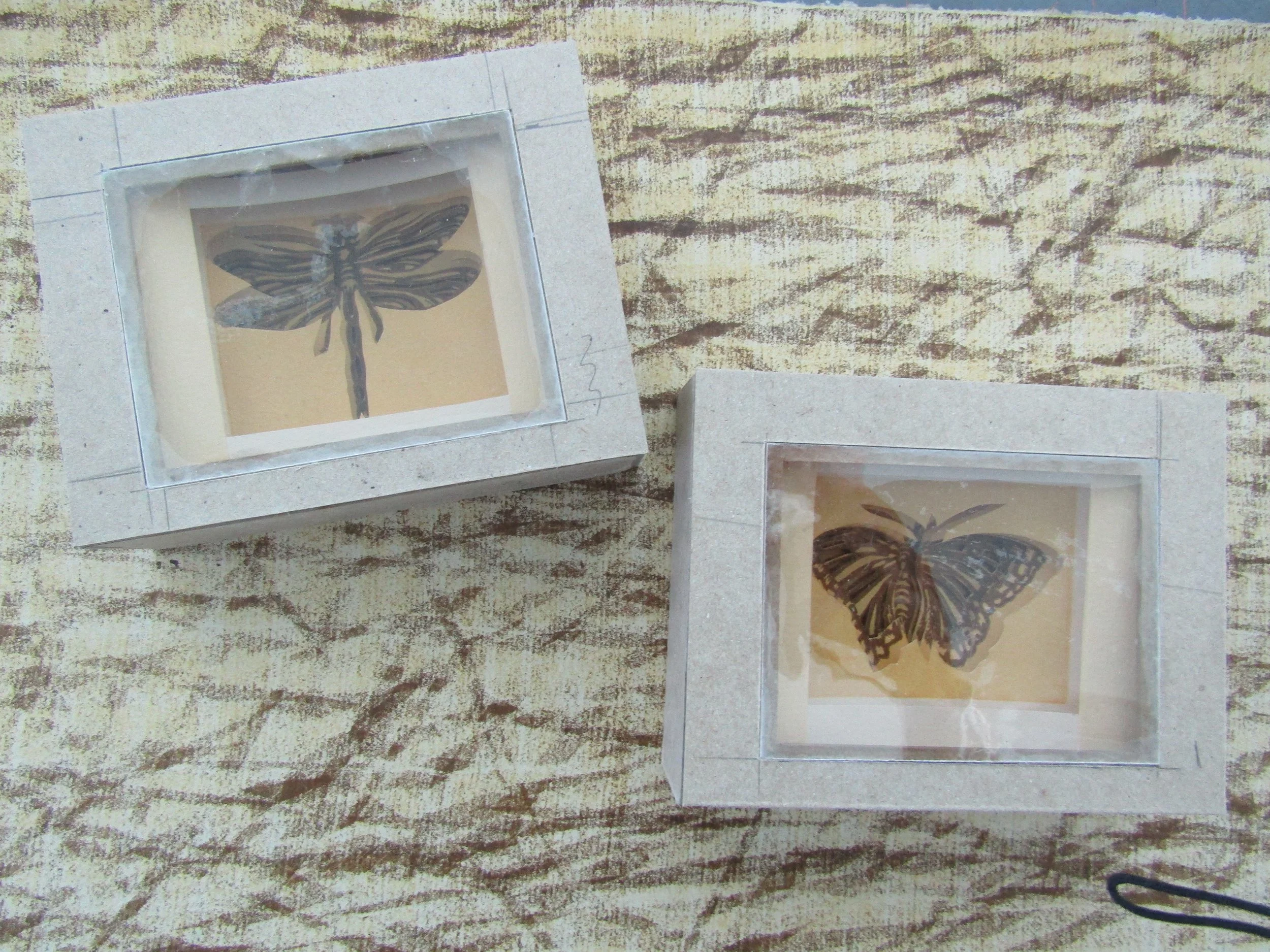 Each box had a mica window.
