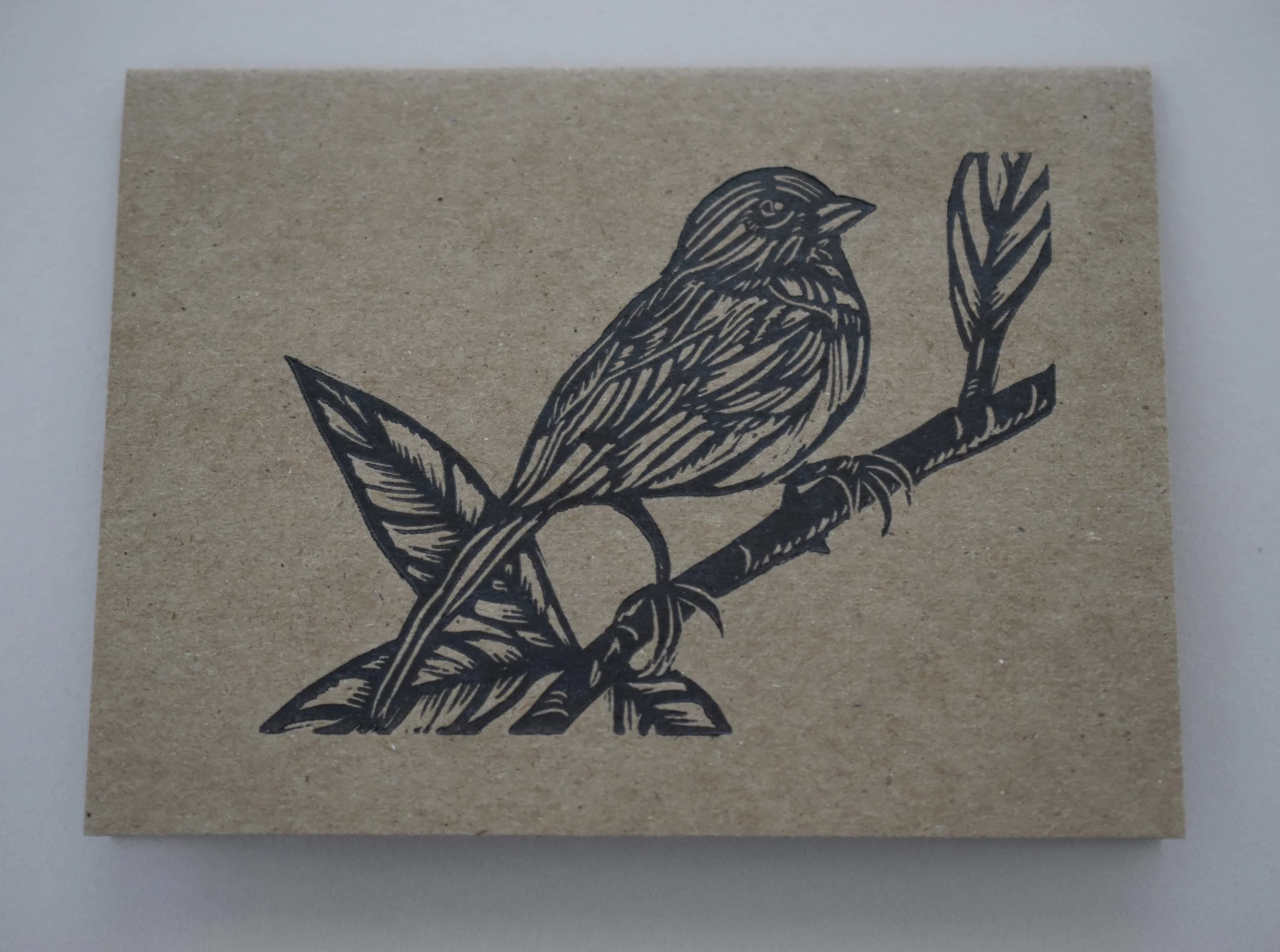 Robin in Henry’s Garnet, 4”x5.5”.