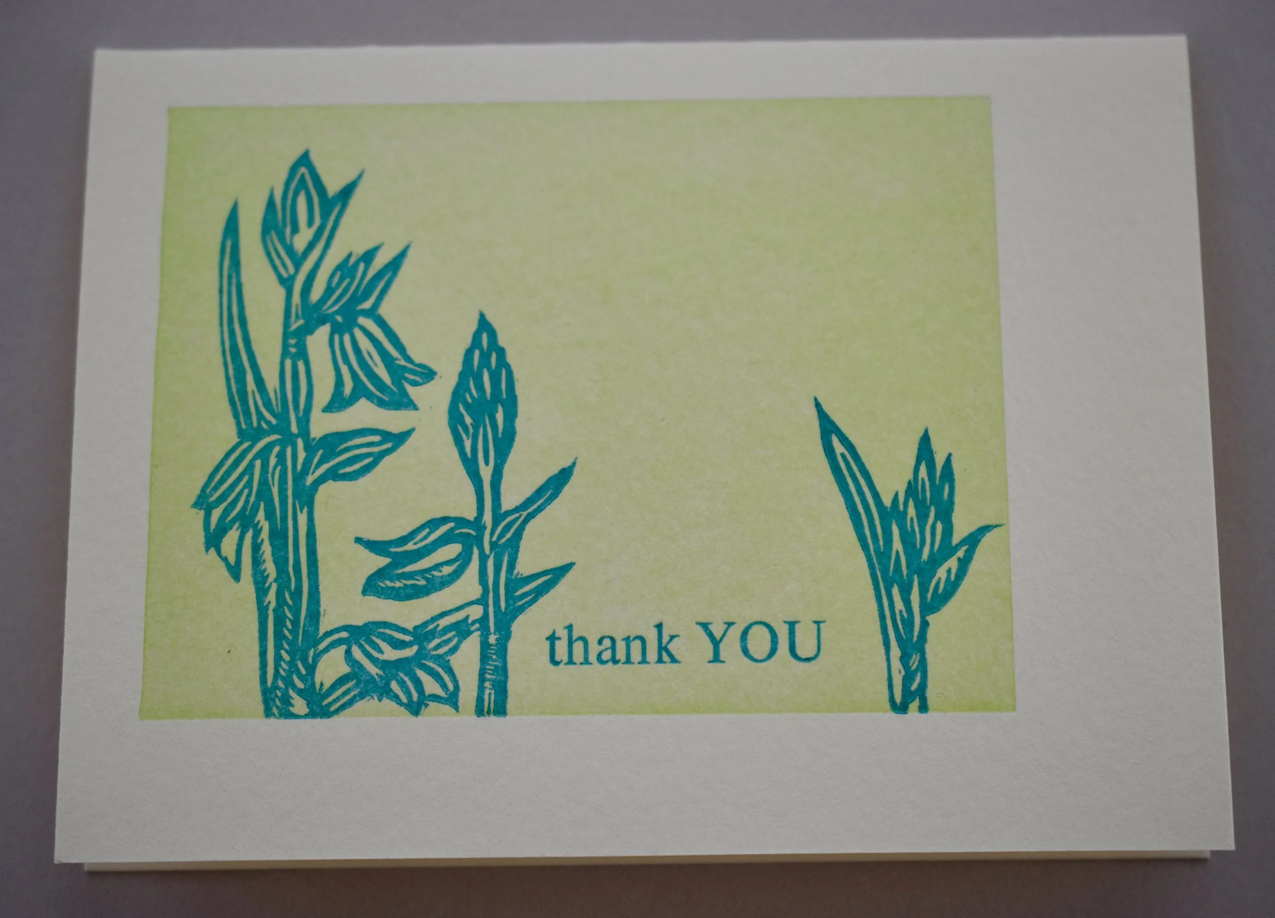 It was so satisfying fitting the text in between the two flowers!