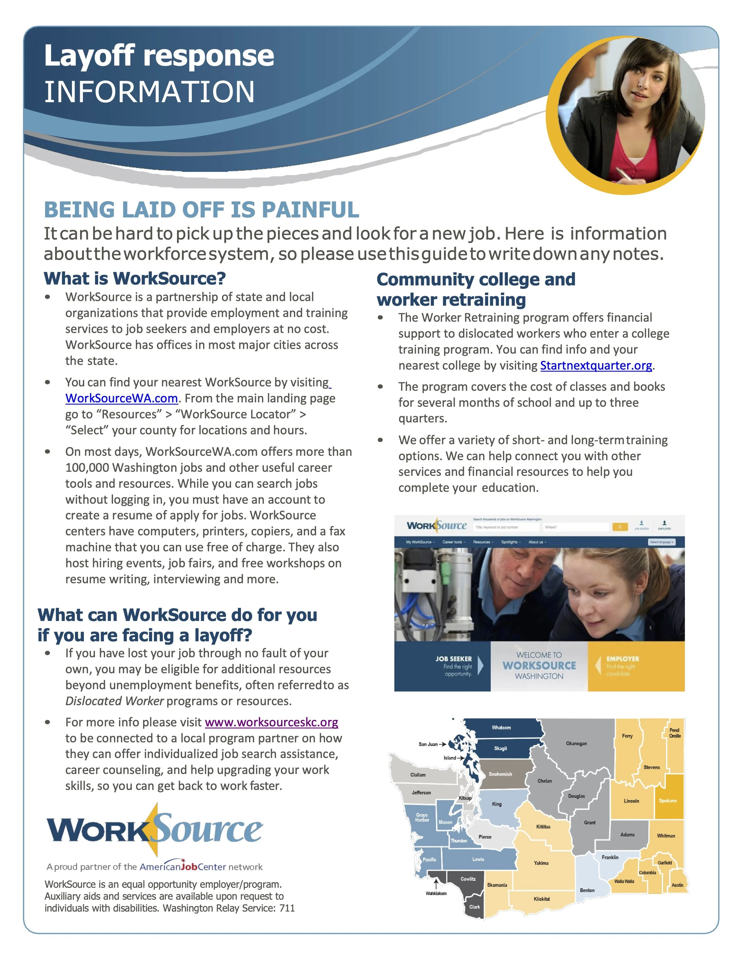 Help During Layoffs — WorkSource SeattleKing County