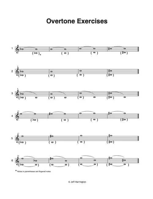 JEFF HARRINGTON ONLINE SAXOPHONE LESSONS & IMPROVISATION TO ALL INSTRUMENTS
