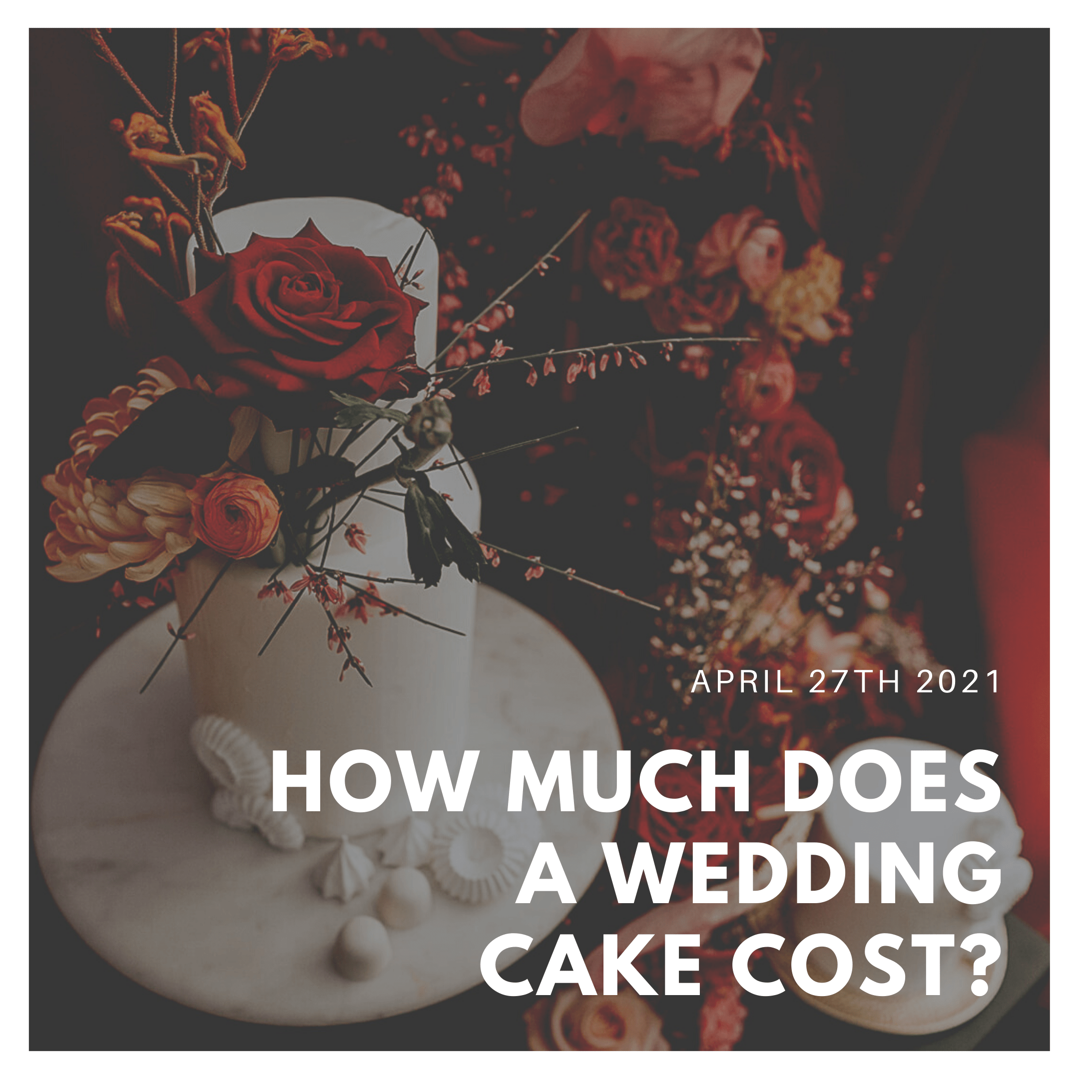 How much does a wedding cake cost?