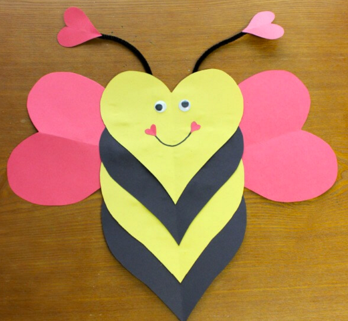 valentine's day construction paper crafts