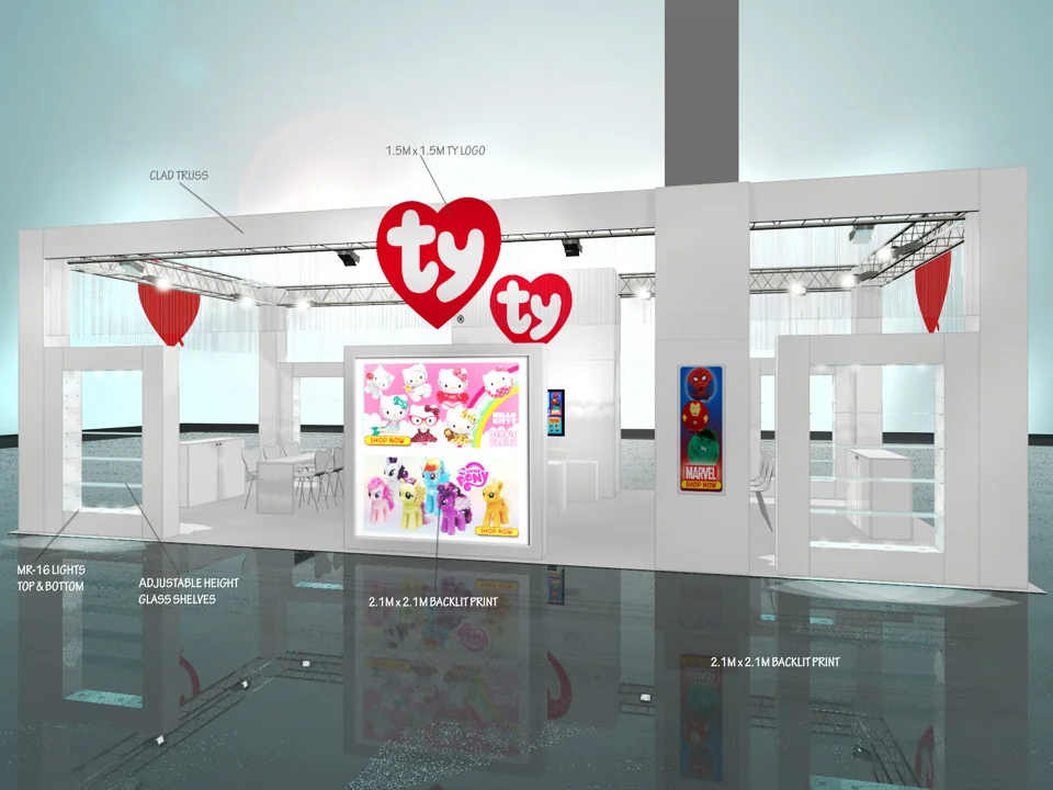 Designed here by RND Exhibits International