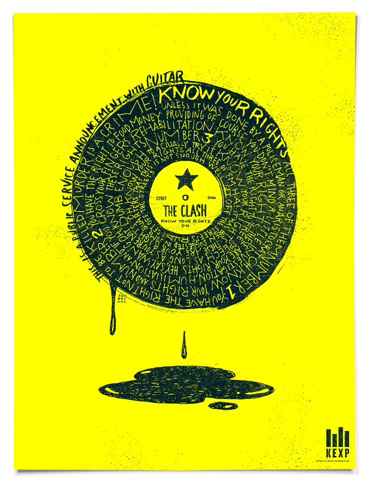 Know Your Rights /International Clash Day Poster (01) — Purpose & Co.