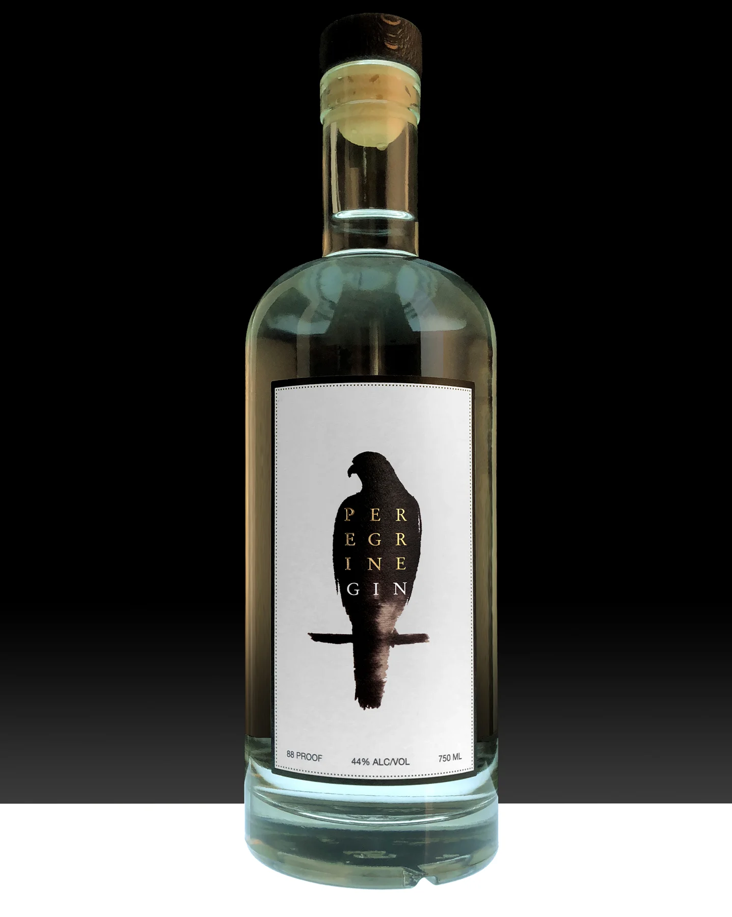 Peregrine Gin packaging. Made in Vermont.