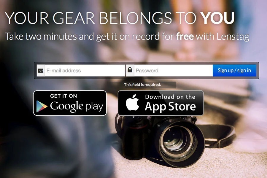 Lenstag - A Free Extra Layer Of Protection For Your Camera Gear