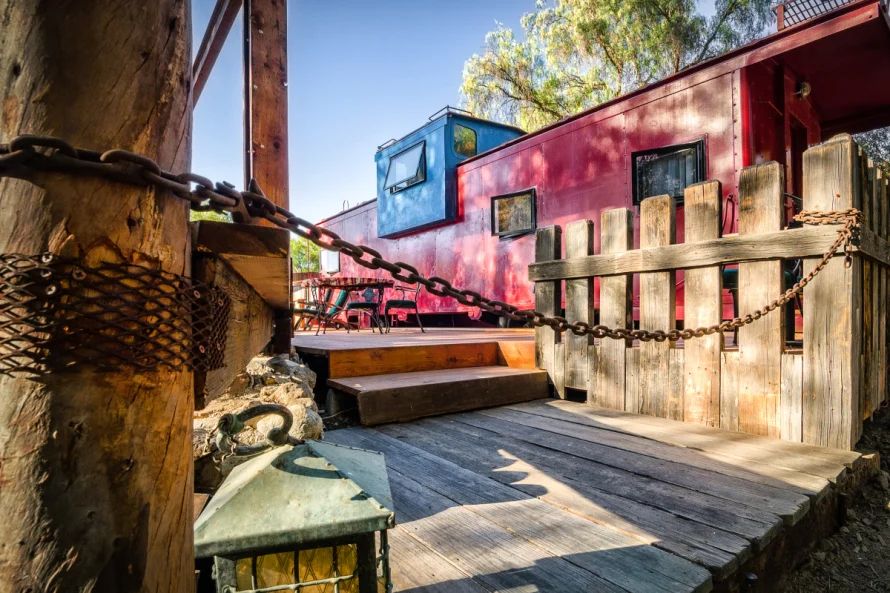 Oh Just Another Typical Backyard Caboose - Or Not!