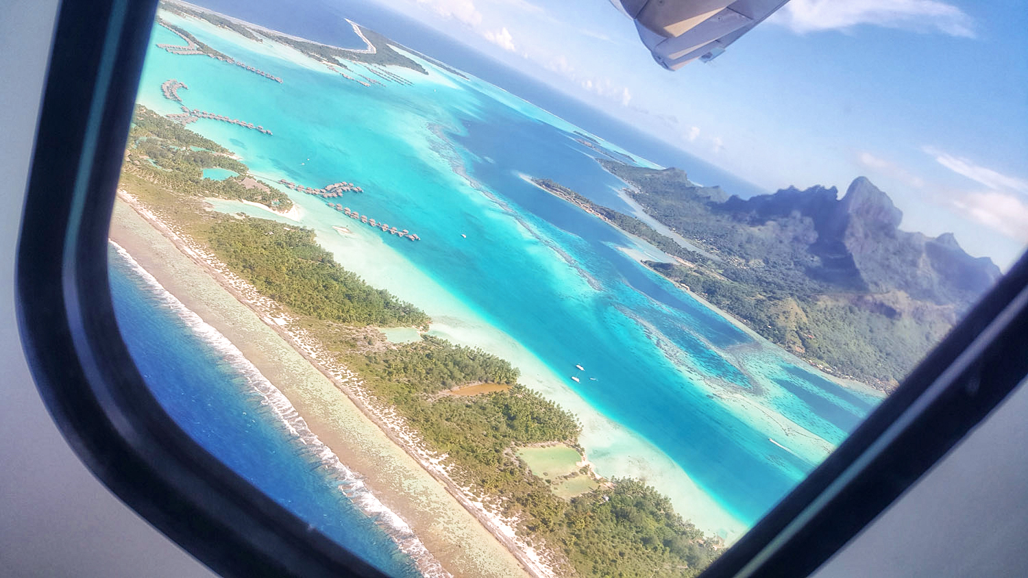 When you see this from your airplane window, you can't help but feel you've done something right...
