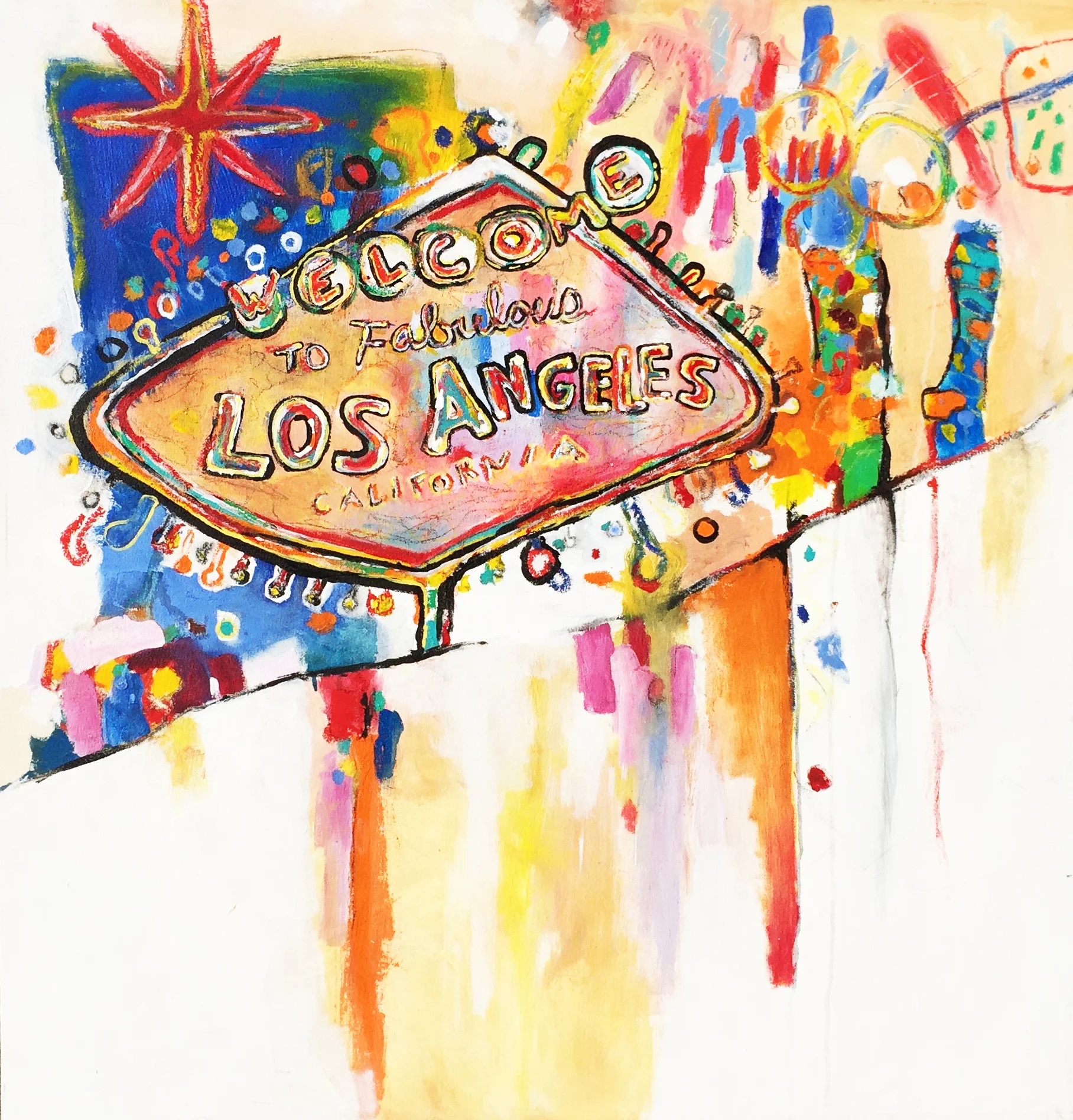 "Las Angeles" - A tale of two beautiful, energetic cities and molding them into one.