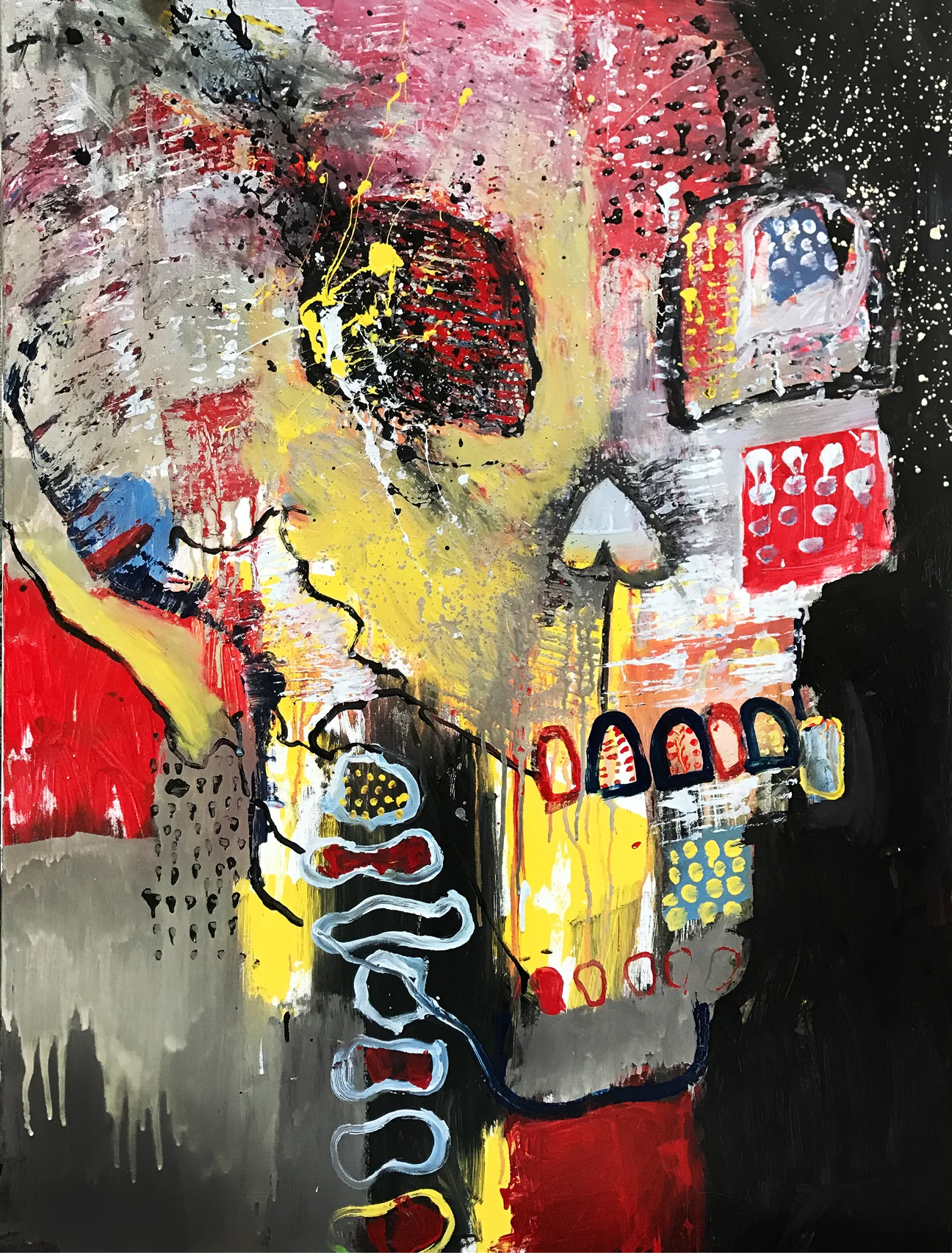 "Headspace" - Oil and acrylic on canvas - 48" X 30" - Available for purchase