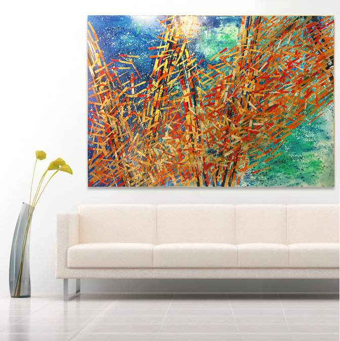 For John Mann, owner of Mann Realty, also desperately in need of something to bring in fresh color inrto his big house! 