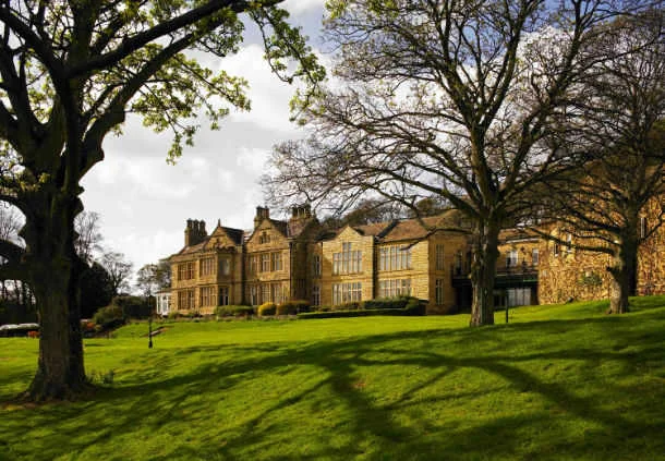 View approaching Hollins Hall