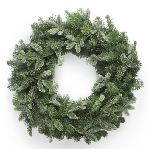 Naked blue fir wreath