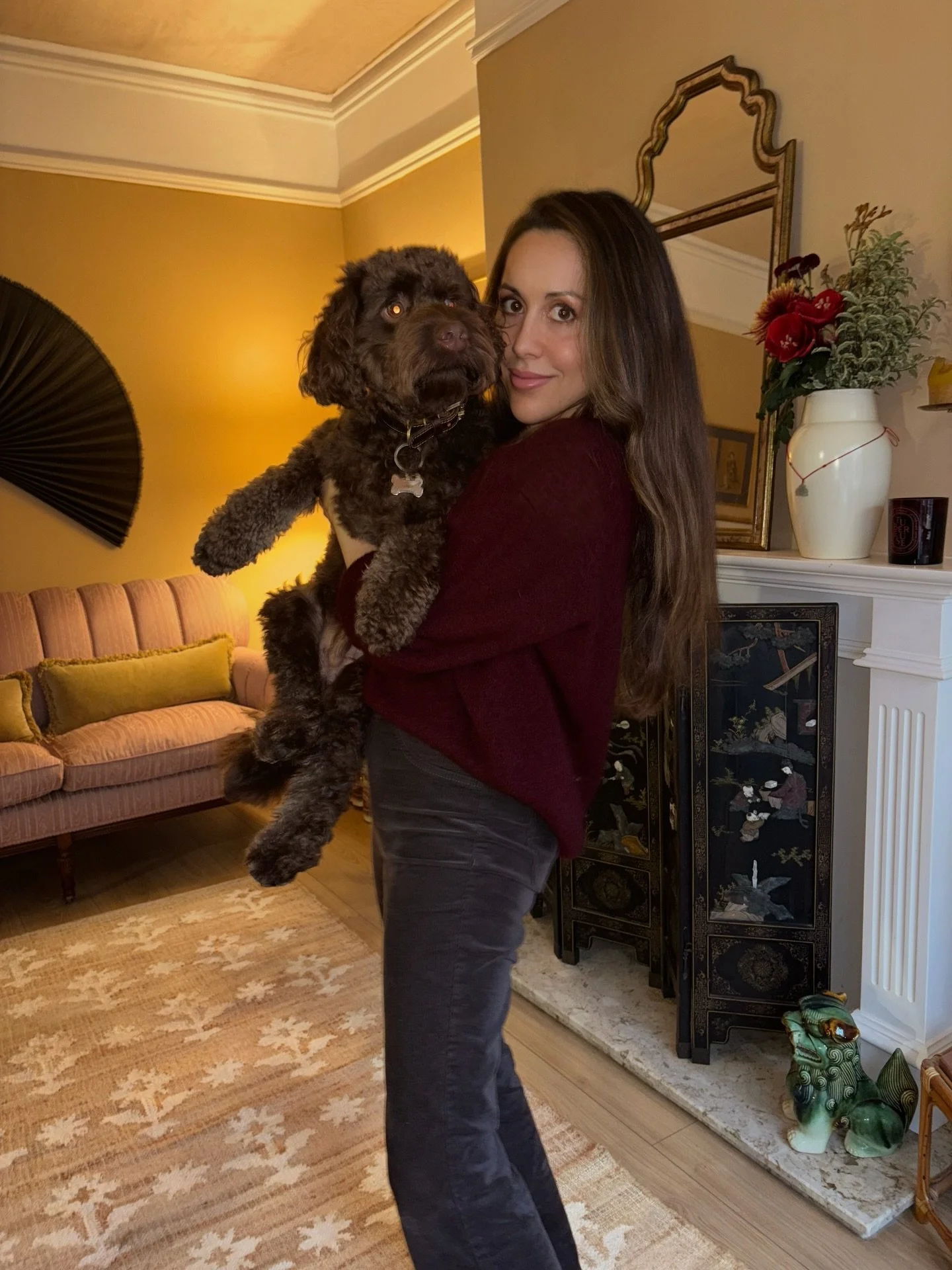 George and I can be found indoors, mainly napping, eating unhealthy amounts of brie and being a bit feral (!) (unless there&rsquo;s company&hellip;in which case we may pretend to be slightly more civilised than we really are). 🎄