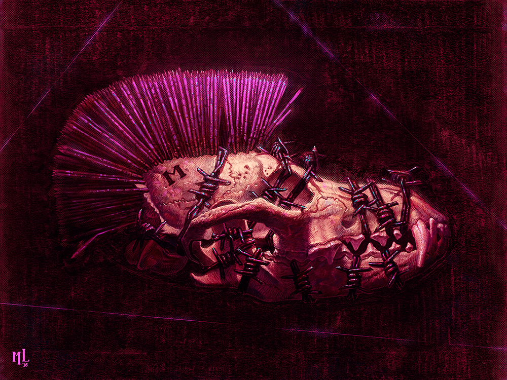 Melankolia , 12” x 9” (30.5cm x 13.7cm), digital, 2016