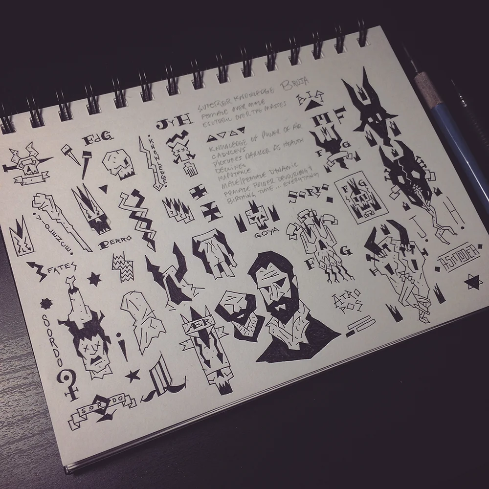 sketches - patreon project, goya