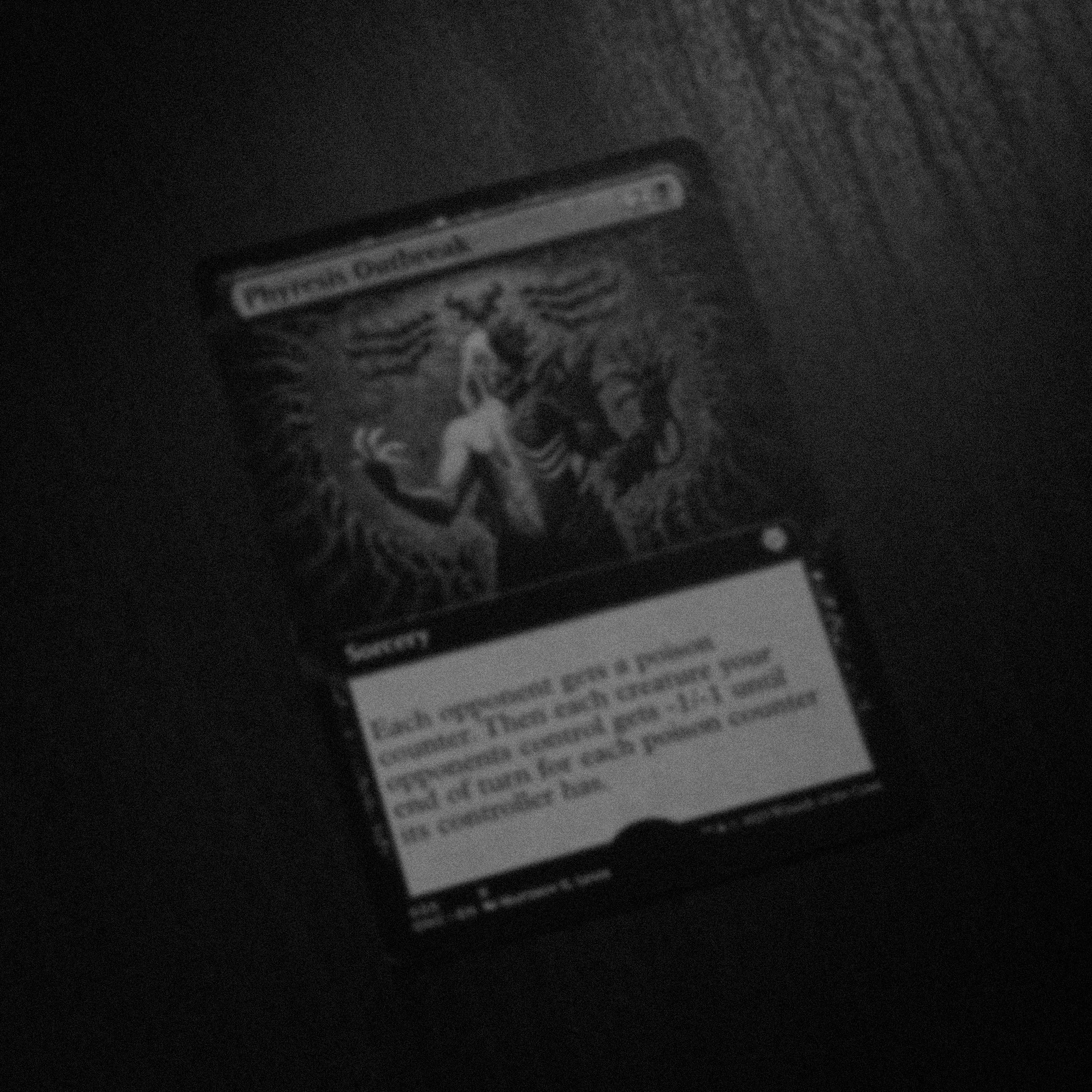 artist proof •  phyresis outbreak, borderless