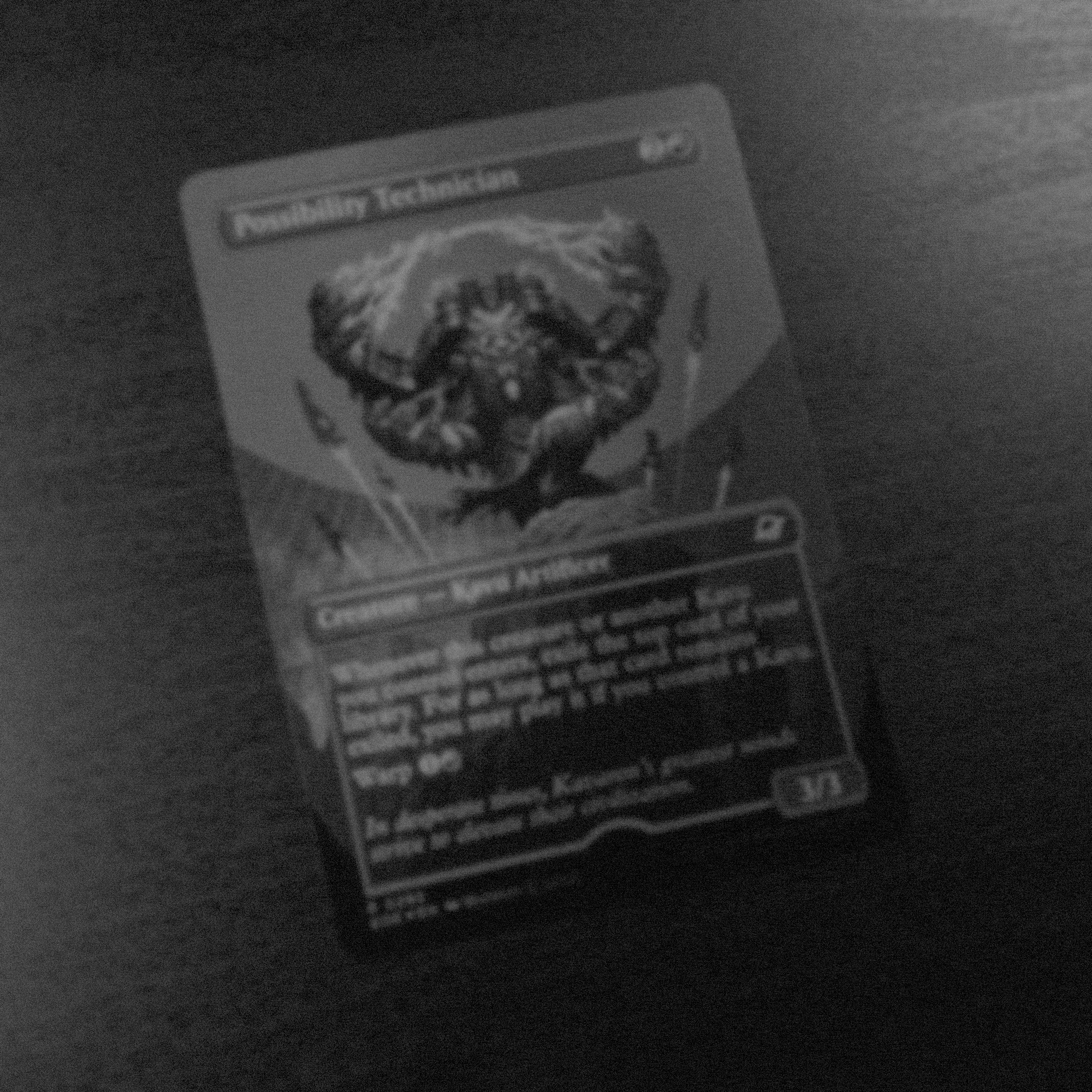 artist proof •  possibility technician, foil