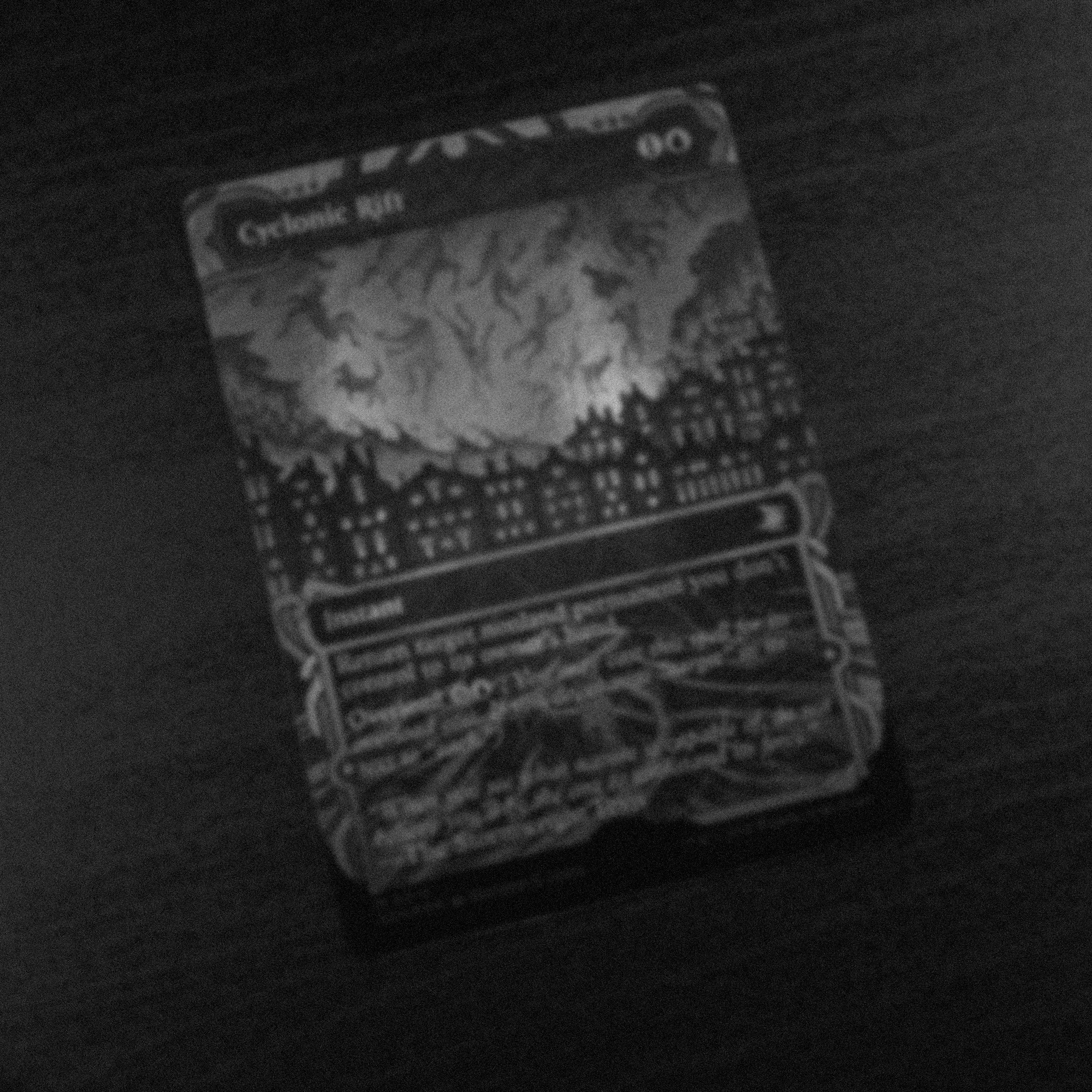 artist proof •  cyclonic rift, foil