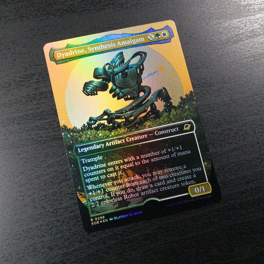 dyfed mtg card magic: the gathering • dyadrine, synthesis amalgam artist proof - foil |  matthew g. lewis — lostkeep