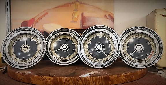 1940-41 Blue Cream Chris Craft gauges