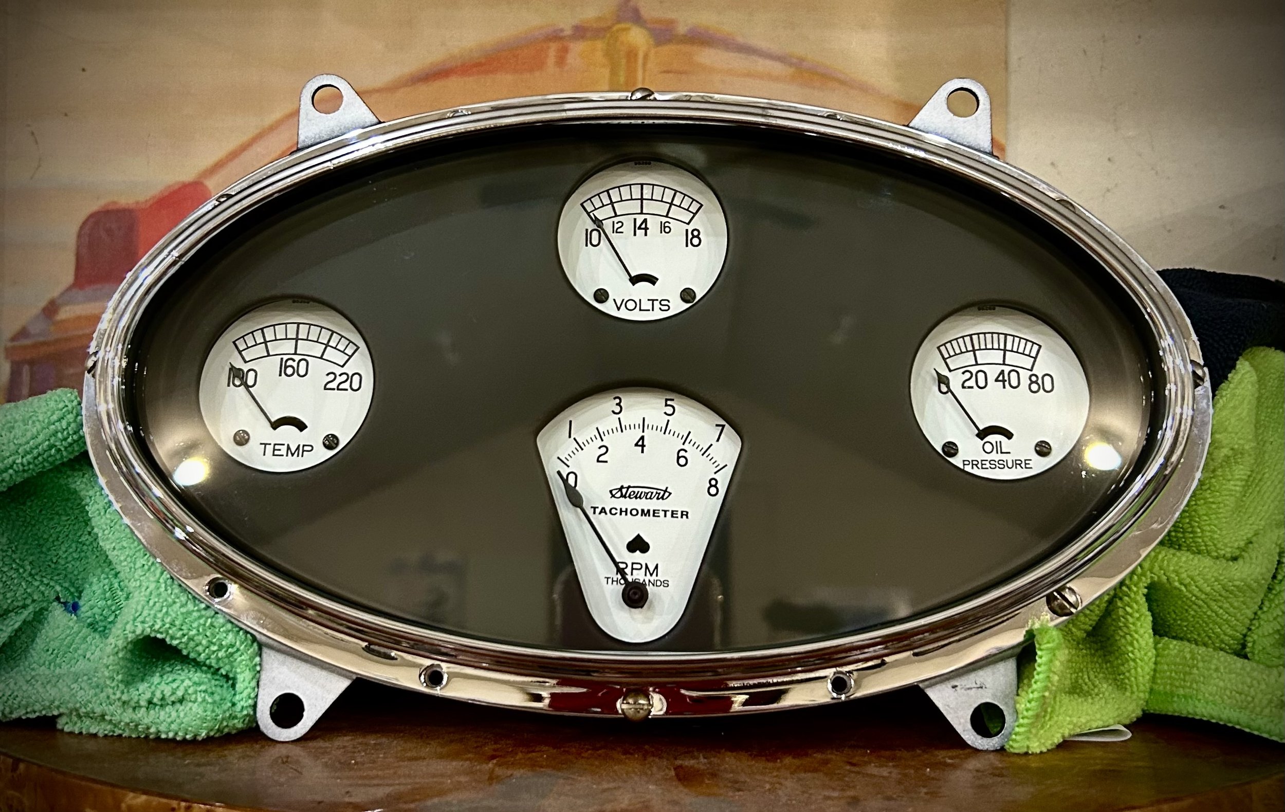  Mechanical barrel tach cluster rebuilt to all electric.  