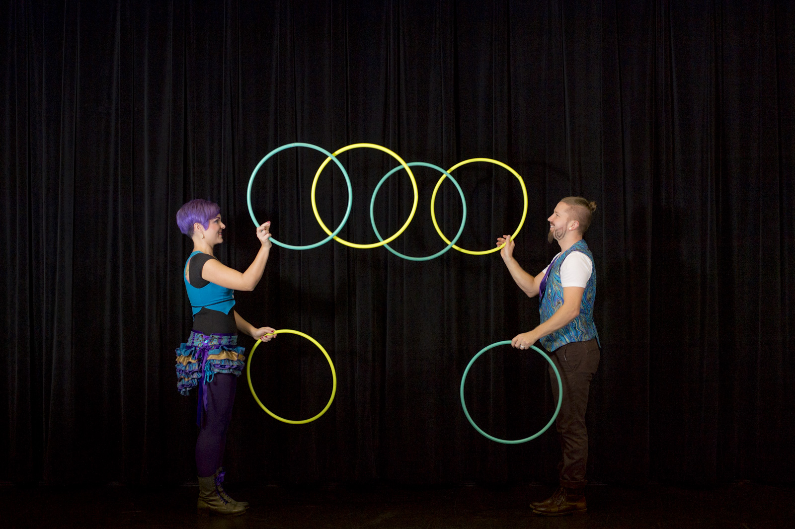 Inspyral Juggling Hoops