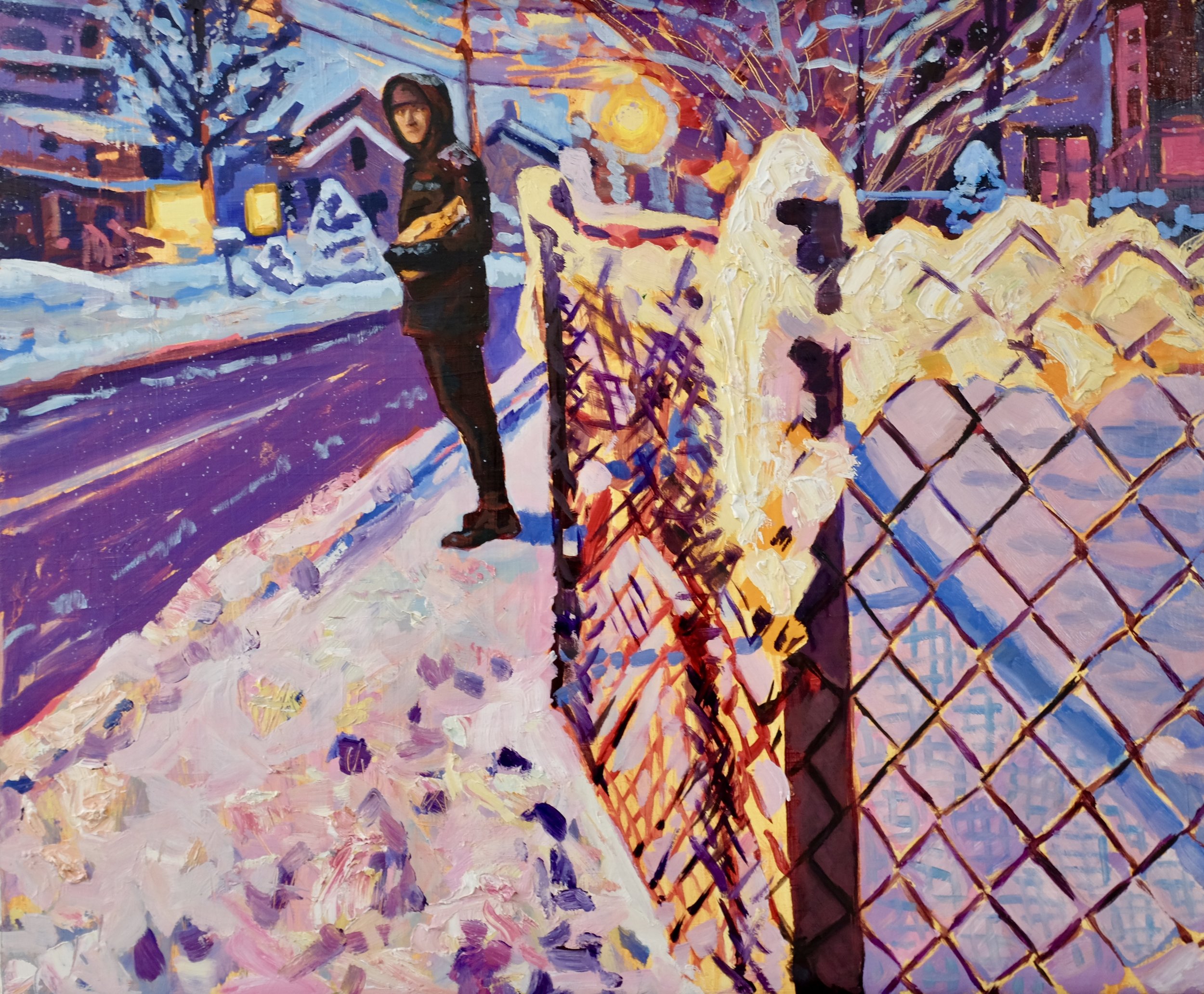 Snowstorm at Night