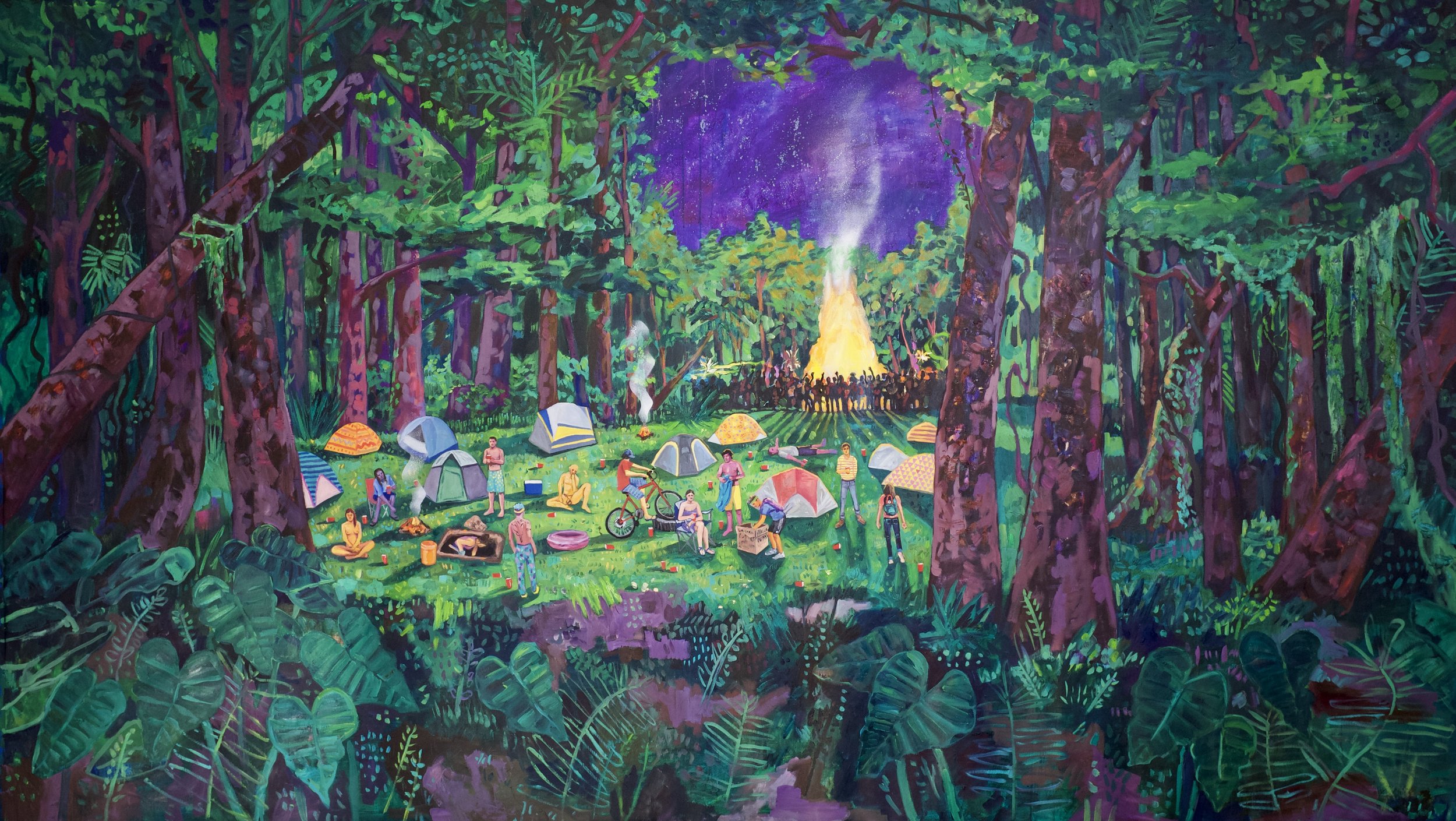 72”x132”, Oil on Canvas, 2019