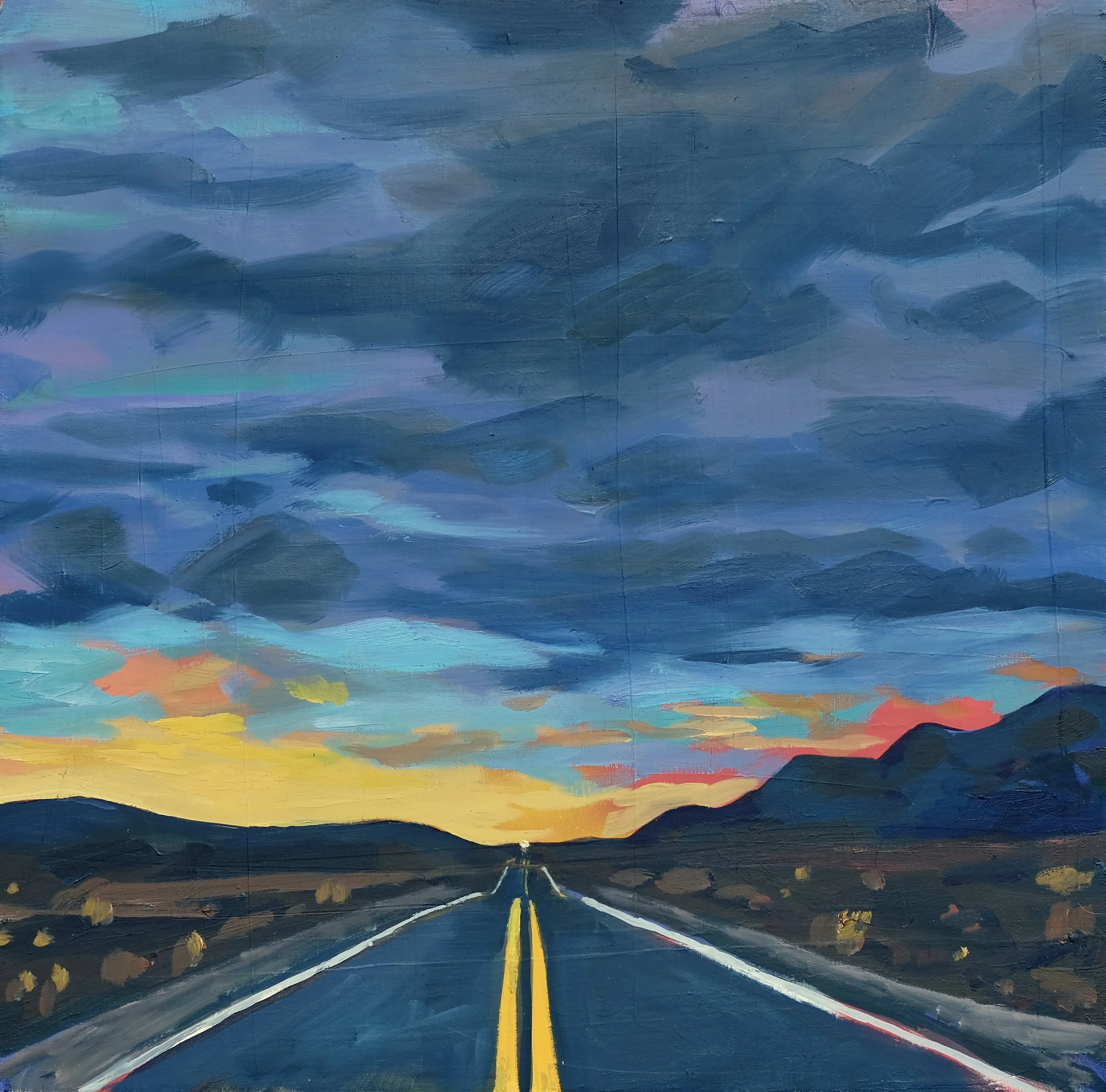   Colorado   oil on canvas  18 x 18 inches  2024 