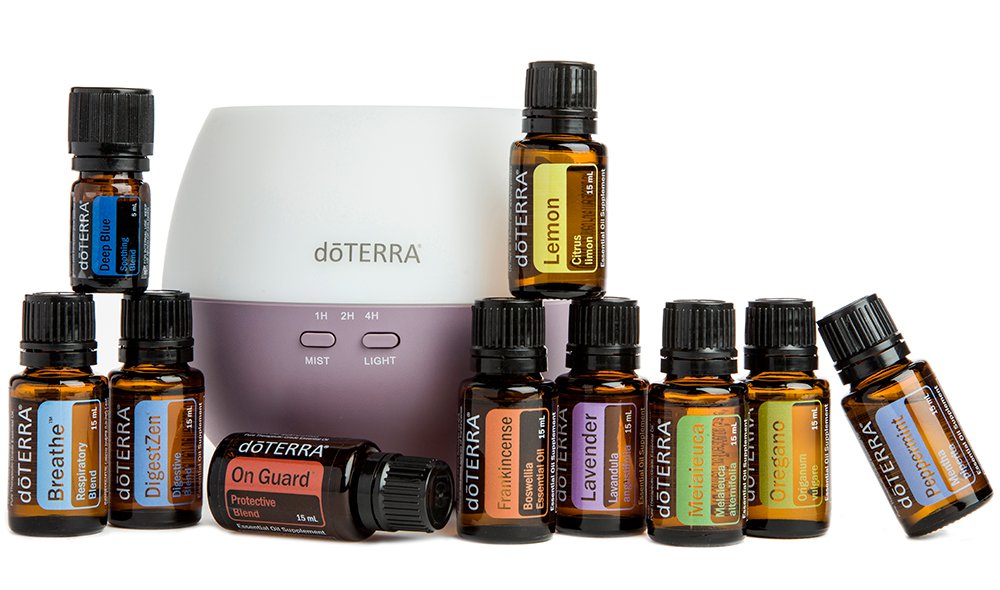 The Home Essentials Kit: 10 Oils + Petal Diffuser + 25% off all future purchases (no obligation to purchase or sell)