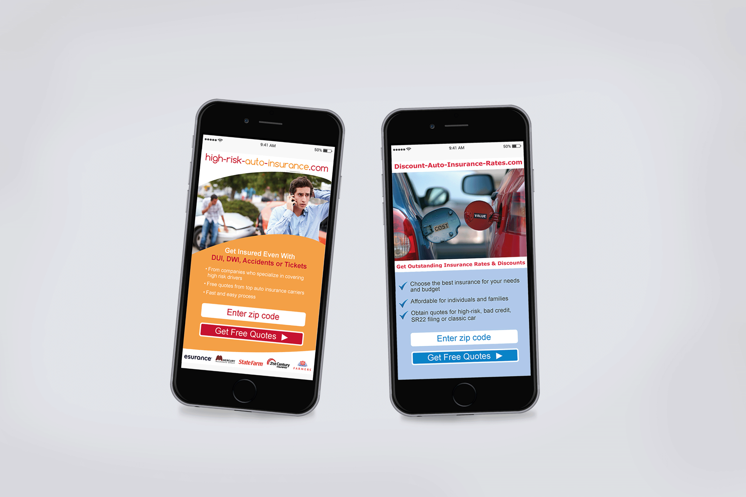 USInsurance Mobile Design