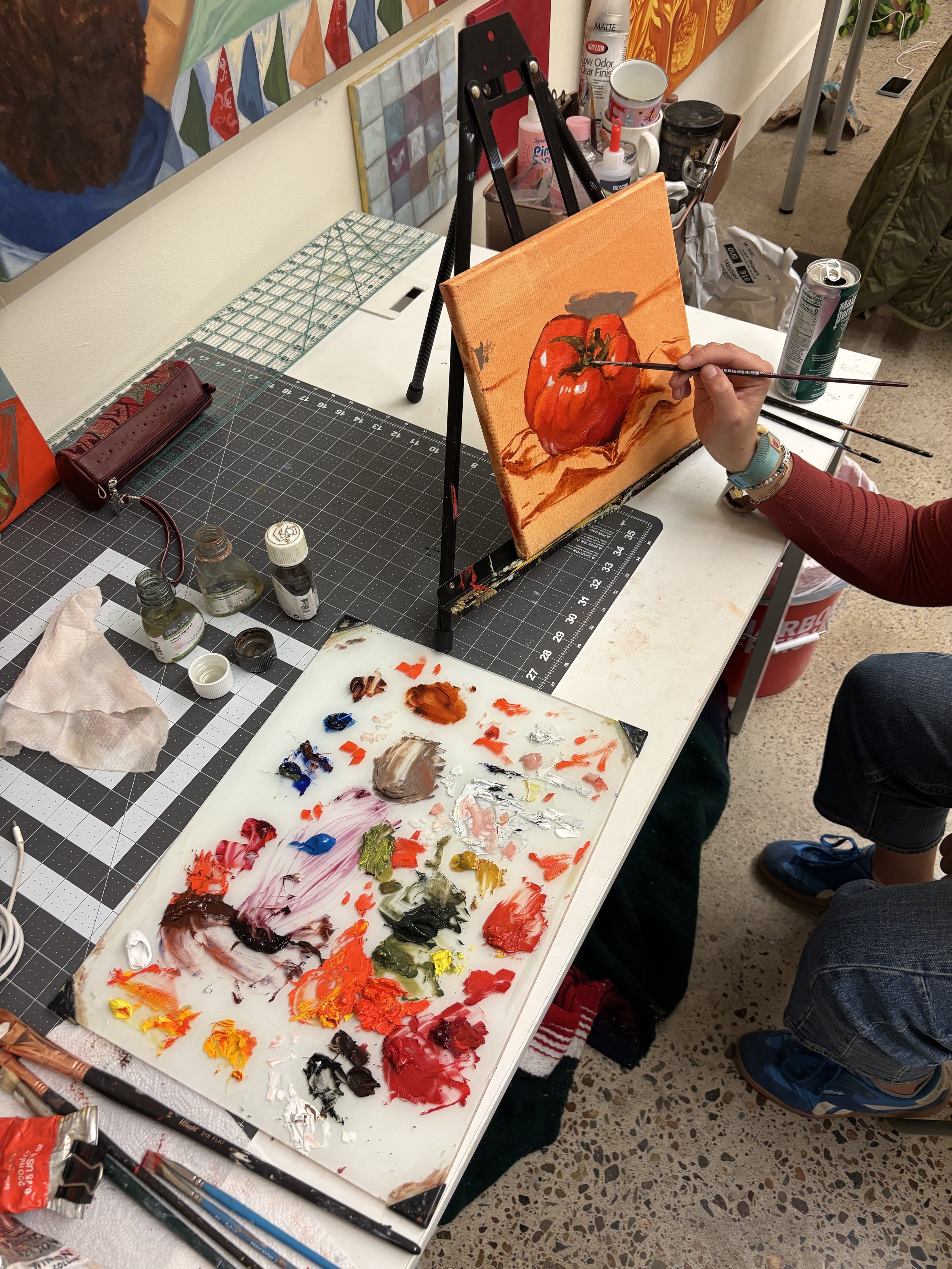 GOD IS AN OIL PAINTER