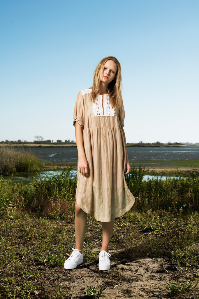 SEA Silk & Lace Dress