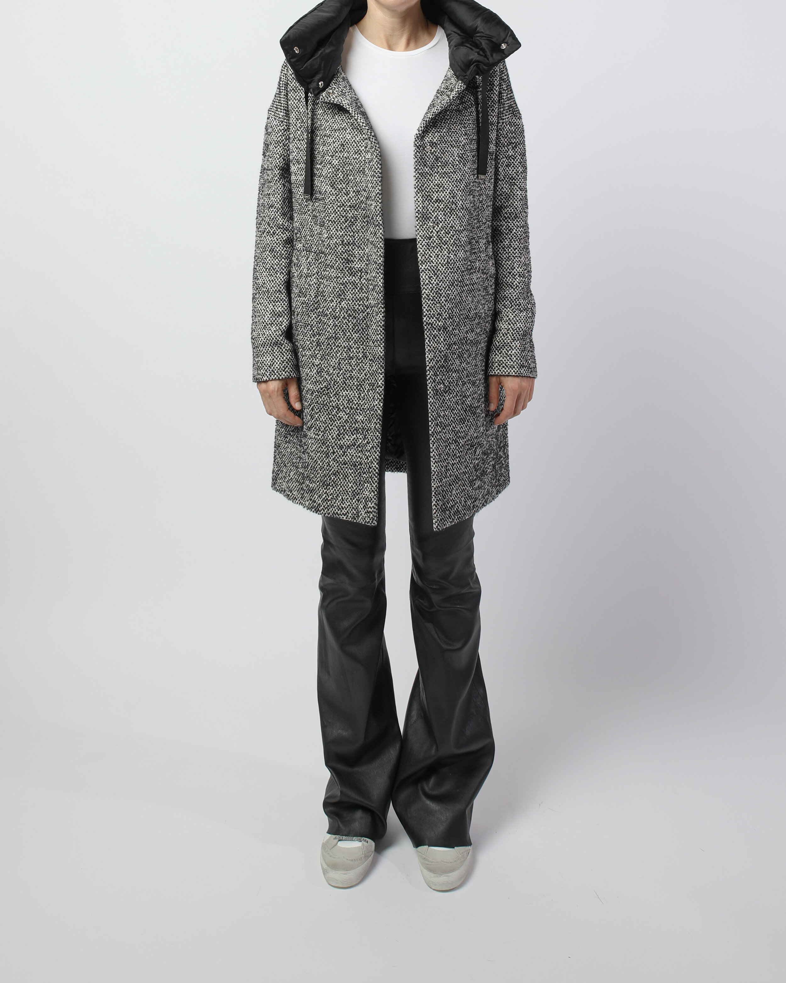 herno wool cocoon coat — betty lin