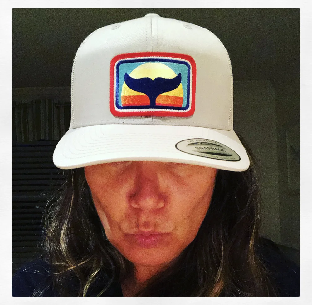 new whale tail patch hat —