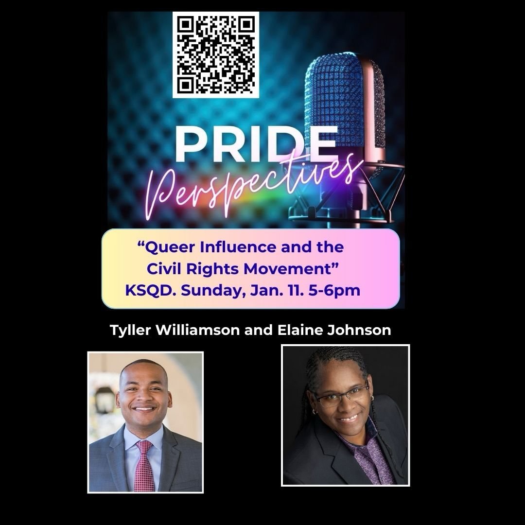 Hear queer leaders from Monterey and Santa Cruz counties talk about their identities, civil rights and the upcoming Martin Luther King Day March. Sunday at 5pm on KSQD. @ksqdradio @tyllerwilliamson @lainy424