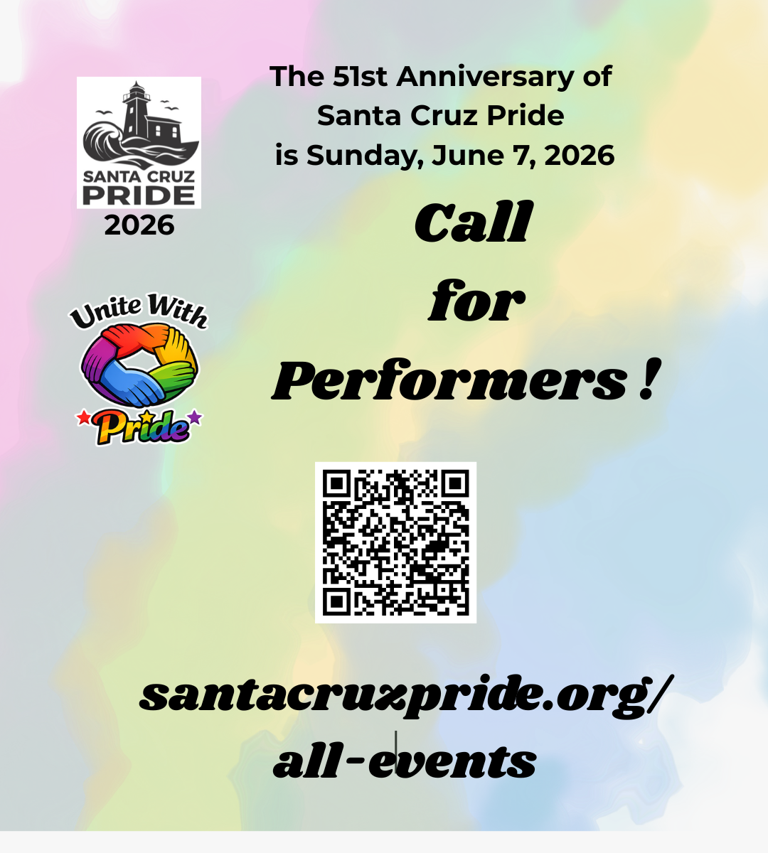 Pride 2026: Call for Performers