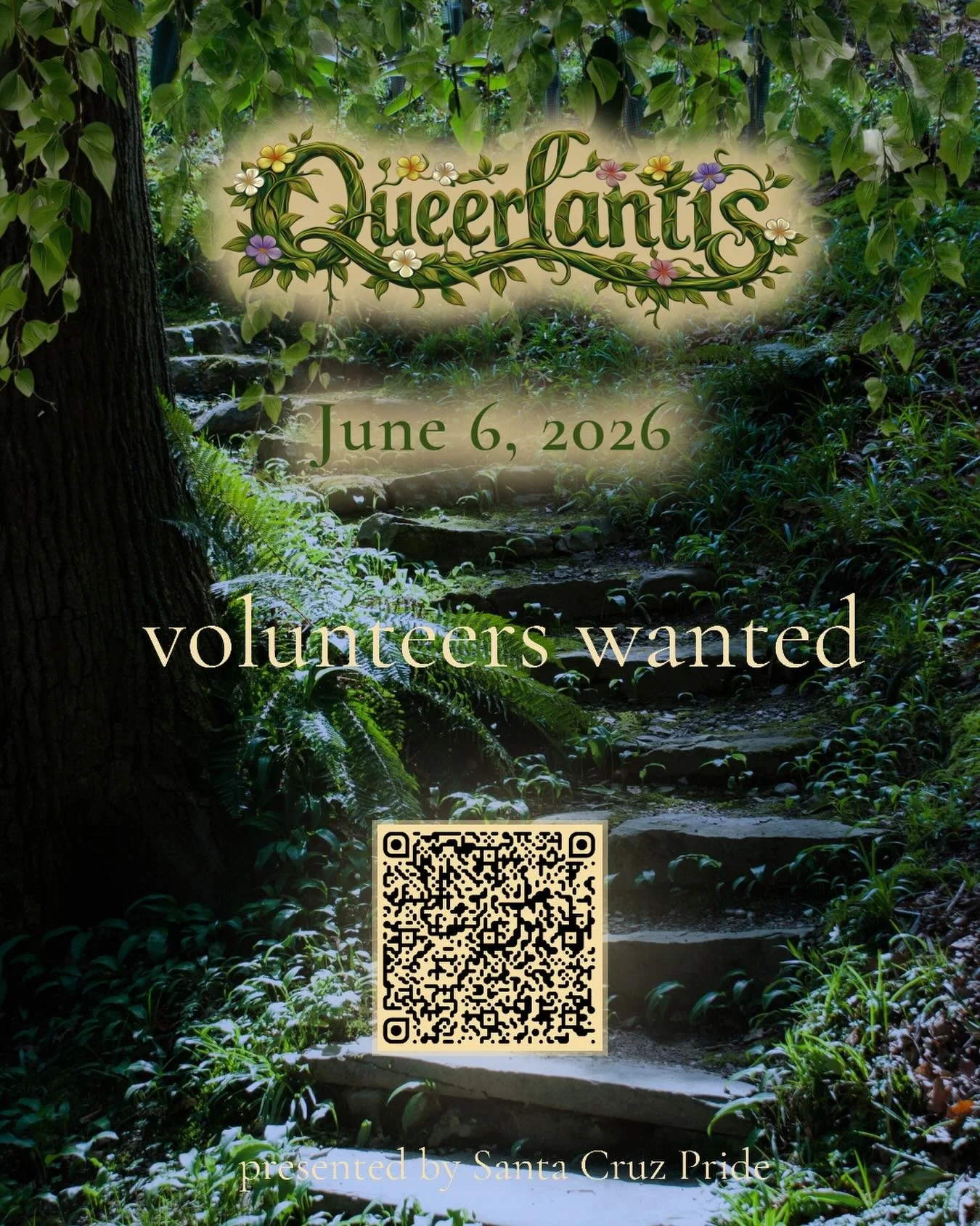 Looking for a FUN event to help with?

Come join us at Queerlantis! 

We're creating a magical night for the community and would love to have you on board to make it happen

🔗 in bio for more info 

#SantaCruzPride2026 #Queerlantis #VolunteersWanted