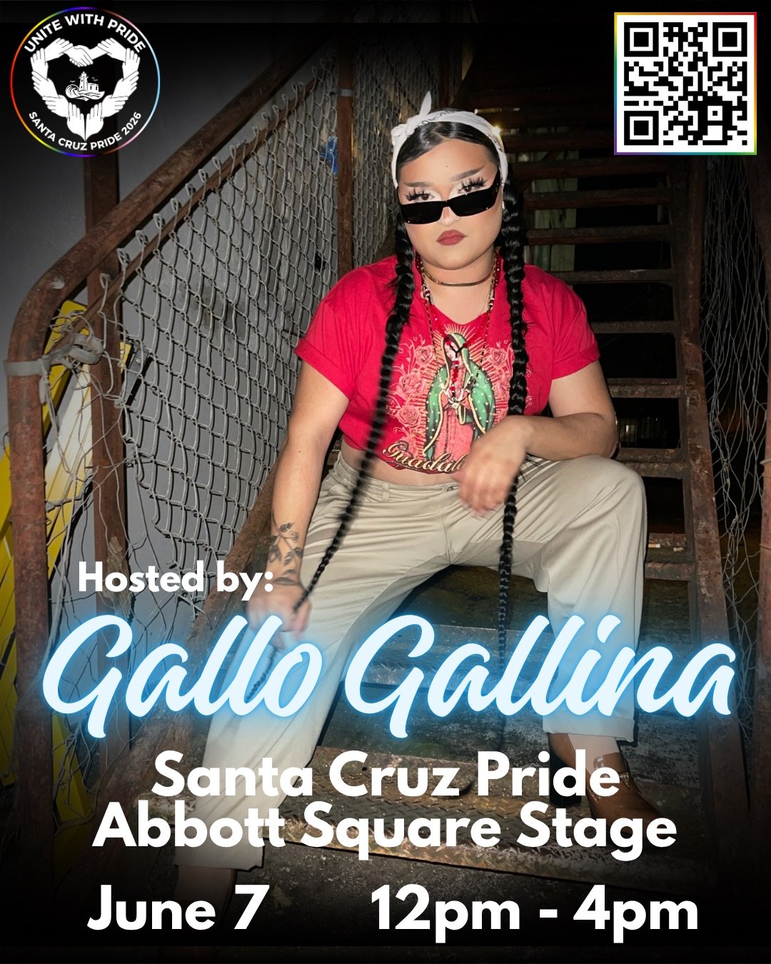 Performer Round Up! Meet your performers for the Pride Festival at Abbott Square stage, headlined by Irene the Alien from RuPaul&rsquo;s Drag Race.

Gallo Gallina &middot; La Bomb&oacute;n Assesina &middot; Miss Monsterra &middot; Tenacious Beef Supr