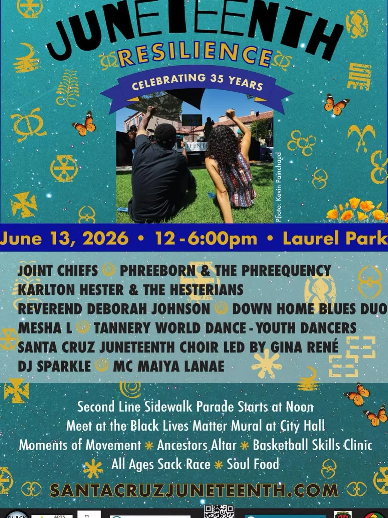 Join us at Juneteenth on Saturday , June 13 from 12-6.  Parade starts at 12 at Black Lives Matter mural.  Moments of movement, soul food and more at Laurel Park from 12-6.