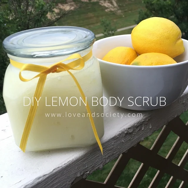 DIY: Lemon Body Scrub