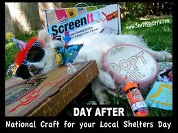 National Craft for Your Local Shelters Day