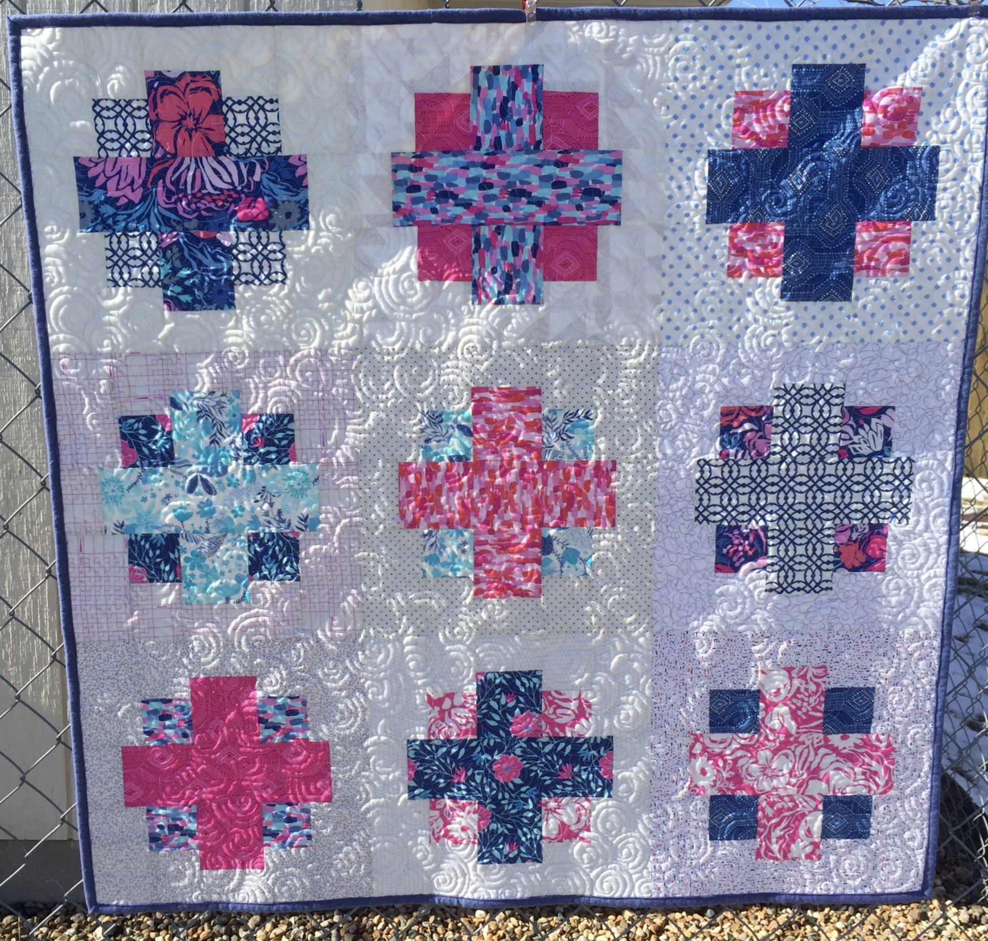 Easy Addition pattern by Brenda Ratliff, appearing in the Quilts and More Spring 2016 issue.